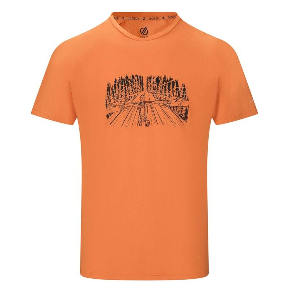 Dare 2B Mens Tech II Trees T-Shirt / Burnt Orange